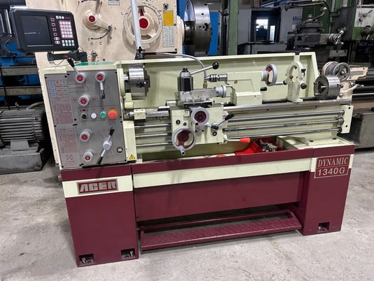 13" x 40" Acer #Dynamic-1340G, toolroom lathe, 7.5" swing over cross slide, inch/metric, 3 & 4-jaw chuck, 3 - Image 1
