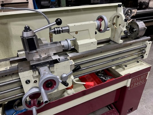 13" x 40" Acer #Dynamic-1340G, toolroom lathe, 7.5" swing over cross slide, inch/metric, 3 & 4-jaw chuck, 3 - Image 4