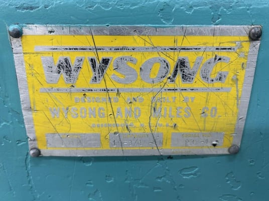 3/16" x 10' Wysong #1010, mechanical shear, front operated power back gauge, 16 hold downs, 10 HP, fine - Image 7