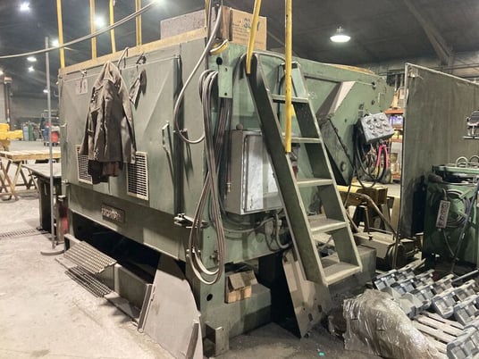 40000 lb. Aronson #HD400A, vari-speed welding positioner, 84" table, 135&deg; tilt table, 360&deg; table rotation - Image 5