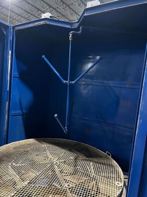 Temco #T-65 Tidal Wave parts washer spray cabinet, 65" turntable diameter, 65" working height, 2024 - Image 5