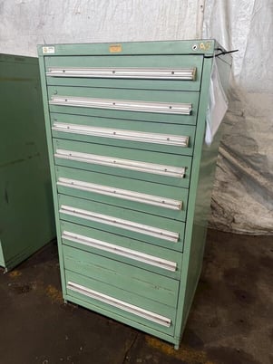9 Drawer Stanley Vidmar cabinet - Image 2