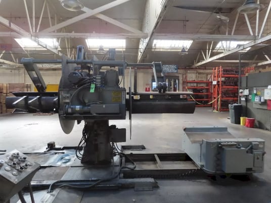 20000 lb. Colt #CHD-DR2000, double end uncoiler, 48" width, 60" outside dimensions, 20"-24" ID, Rowe coil - Image 1