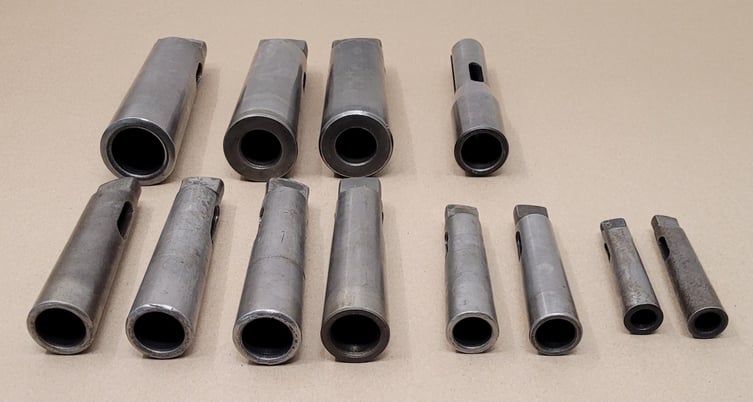 Set of 12 Morse Taper/R8 Holder Sleeves - Image 2