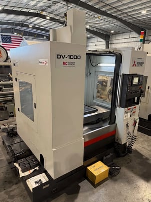 Mitsubishi Litz #DV-1000, CNC vertical machining center, 40.2" X, 22" Y, 23.6" Z, 15000 RPM, #40, 22" x39.3" - Image 4