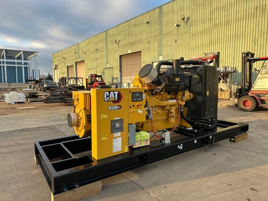 500 kW Caterpillar #C15, open skid mount, 480 Volts, New, 2024 Model - Image 2