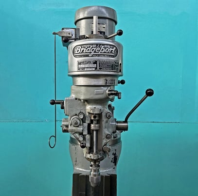 Bridgeport #Series-I, Vertical Milling Machine, 9" x 42" table, 30" X, 12" Y, 16" Z, 5" Quill, 80-2720 RPM - Image 7