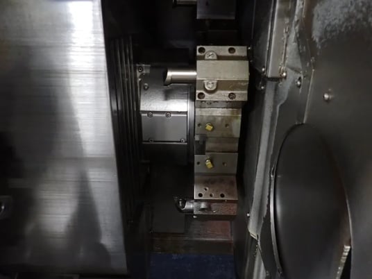 Mazak #Dual-Turn-20, CNC Lathe, 3 jaw 10" chuck, Mazatrol 640T Control, Chip Conv., 2010 - Image 5