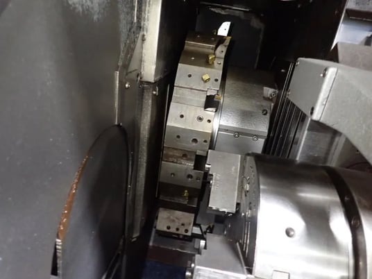 Mazak #Dual-Turn-20, CNC Lathe, 3 jaw 10" chuck, Mazatrol 640T Control, Chip Conv., 2010 - Image 7