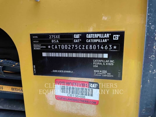 Caterpillar 27505XE, Track Loader, 445 hours, S/N: ZE801463, 2025 - Image 6