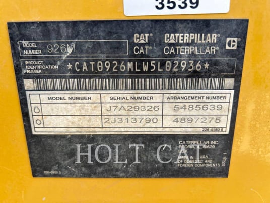 Cat 926M QC, Wheel Loader, 5752 hours, S/N: W5L02936, 2023 - Image 5
