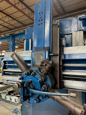 42" Bullard #Cutmaster, vertical turret lathe, 4-jaw chuck, 52" swing, 37" under rail, side head, 5 pos - Image 6