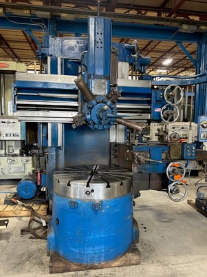 42" Bullard #Cutmaster, vertical turret lathe, 4-jaw chuck, 52" swing, 37" under rail, side head, 5 pos - Image 9