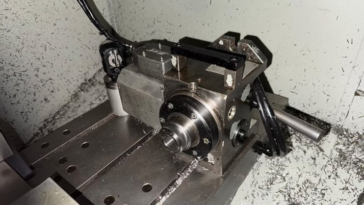 Haas #DM-2, 4th Axis CNC vertical machining center, 28" X, 16" Y, 15.5" Z, 15000 RPM, 18 automatic tool - Image 8