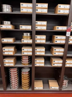 W.S. Tyler, Ro-Tap #RX-29-E, pure test sieve shaker, Hogentogler & Co. standard test sieves, 8" sieves, 2019 - Image 7