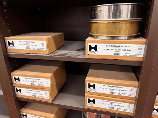 W.S. Tyler, Ro-Tap #RX-29-E, pure test sieve shaker, Hogentogler & Co. standard test sieves, 8" sieves, 2019 - Image 10