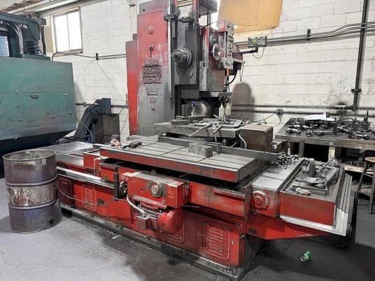 4" Devlieg #4K-60, CNC Spiramatic horizontal boring mill table type, 20" spindle travel, 60" horizontal - Image 2