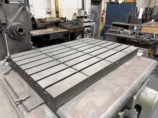 4" Devlieg #4H-60, CNC Spiramatic horizontal boring mill table type, 36" x72" table, 60" X, 48" Y, 24" Z, 20" - Image 4