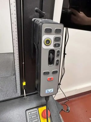 Instron #68TM-50, dual column unviersal testing machine, 50 kN force capacity, crosshead travel: 44.01" (E1) - Image 5