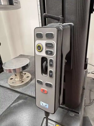 Instron #68TM-50, dual column unviersal testing machine, 50 kN force capacity, crosshead travel: 44.01" (E1) - Image 6