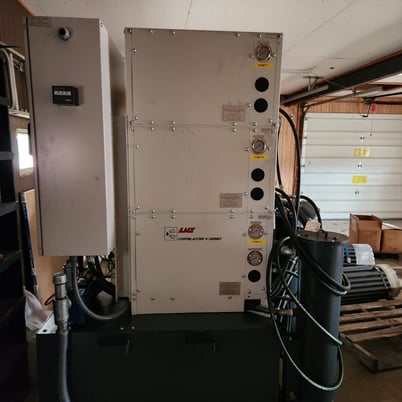 LNS, ChipBlaster #V3-120H, high pressure coolant system, dual bag filtration, 30 GPM, 1000 psi, 2023 - Image 1