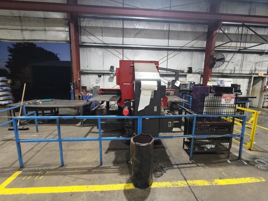 30 Ton, Amada #Pega-305072, turret punch press, 58 station, 4 automatic index, 300 SPM, Amadan-04P-C - Image 2
