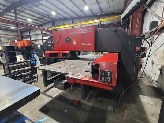 30 Ton, Amada #Pega-305072, turret punch press, 58 station, 4 automatic index, 300 SPM, Amadan-04P-C - Image 4