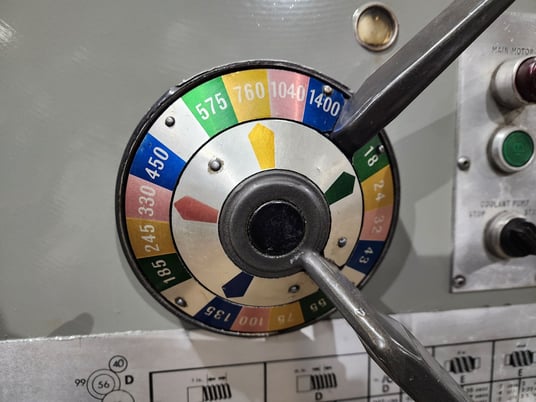 21" x 120" Clausing #Colchester, Engine Lathe, 3.5" bore, 3 jaw 12" chuck, 1400 RPM, 12.5 HP, Steady Rest - Image 3