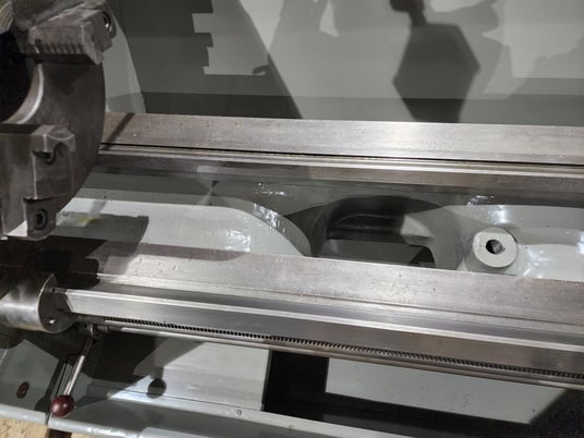 21" x 120" Clausing #Colchester, Engine Lathe, 3.5" bore, 3 jaw 12" chuck, 1400 RPM, 12.5 HP, Steady Rest - Image 9