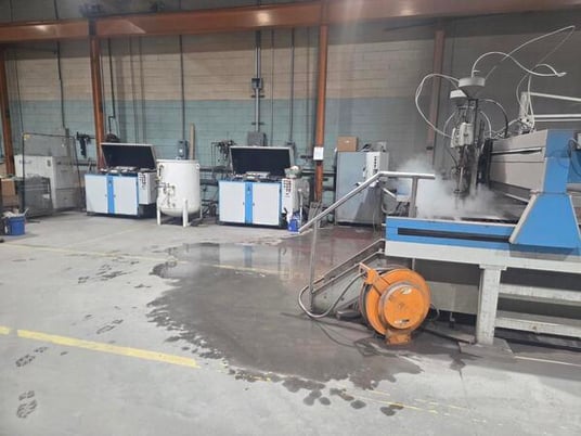 Jet Edge #MR2113, Waterjet Cutting System, 168" X, 253" Y, 12" Y, 50 HP, 94000 PSI, 2016 - Image 4