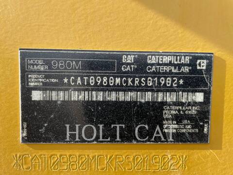 Cat 980M, Wheel Loader, 20998 hours, S/N: KRS01902, 2016 - Image 6
