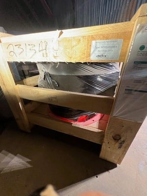 20" Adix #NOVExii500EA, passive explosion isolation flap valve - Image 1