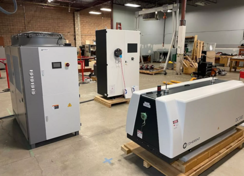 Coherent #DC-040-Series, Co2 laser, 4000 watt, Rofin pendant Control, beam delivery components, (2) 90&deg; - Image 1