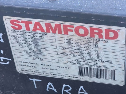 66 KW Isuzu, diesel generator set, 208 Volts, 3-phase, BJ-4JJ1XYGV-01 engine, 2011 - Image 5