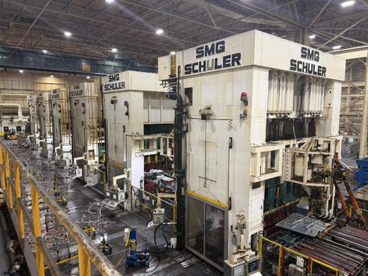 1500 Ton, Schuler #HZPU-T1500-212-96, 212" x 96" die space, 43" slide stroke, (4 available) - Image 1