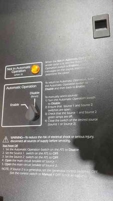 400 Amp. APC #PGP400G, Distribution & Automatic Transfer Switch, 3P, 480 Volts, 3PH - Image 4