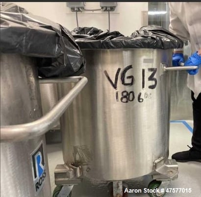 40 gallon Ross #HDM-40, Double Planetary Mixer, Vacuum Rated, 316 Stainless Steel, 15 HP, 2000 - Image 3
