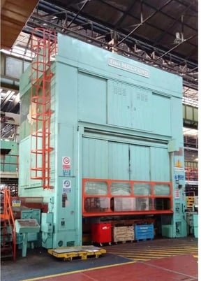 1500 Ton, Danly-Mecfond #S4-1500-5000-2700, 196" x 106" Die Space, 20" Stroke, 49" Shut Height, 8-30 SPM - Image 1