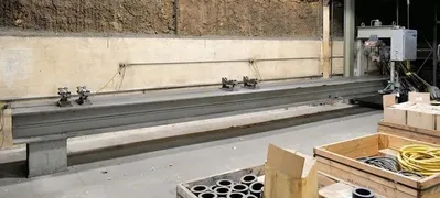 75 Ton, Dake #5-075, Elec-Draulic H-Frame Traveling-Column Straightening Press, 10" stroke, 35" between - Image 3