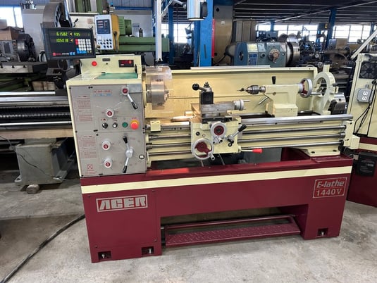 14" x 40" Acer #1440V E-lathe, toolroom lathe, 8.5" swing over cross slide, 3 & 4-jaw chuck, 2-Axis digital - Image 1