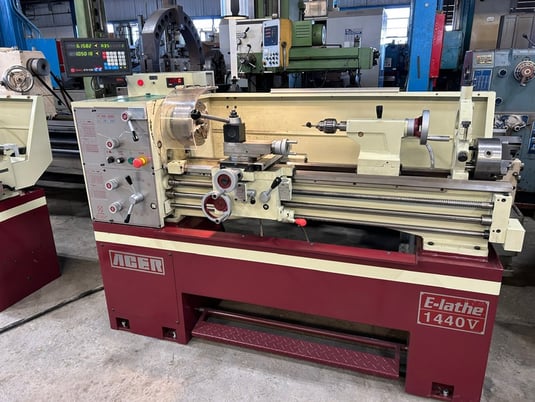 14" x 40" Acer #1440V E-lathe, toolroom lathe, 8.5" swing over cross slide, 3 & 4-jaw chuck, 2-Axis digital - Image 2
