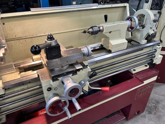 14" x 40" Acer #1440V E-lathe, toolroom lathe, 8.5" swing over cross slide, 3 & 4-jaw chuck, 2-Axis digital - Image 4
