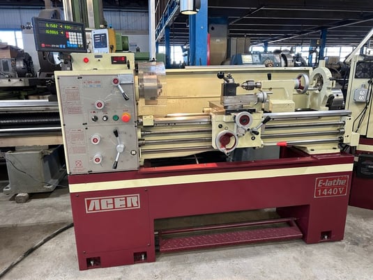 14" x 40" Acer #1440V E-lathe, toolroom lathe, 8.5" swing over cross slide, 3 & 4-jaw chuck, 2-Axis digital - Image 8