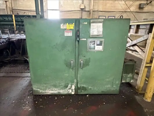 Oliver #879, plate saw, 154" length x 6-1/4" thick capacity, 154" BH, 23" saw blade diameter, 72" front - Image 7