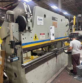 175 Ton, Accurpress #717510, CNC Press Brake, 10' overall, 100" between housing, 8" stroke, 14" open, 10" - Image 2