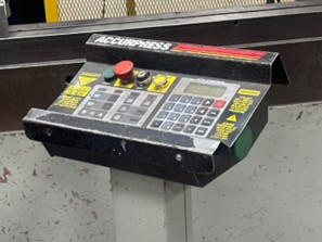 175 Ton, Accurpress #717510, CNC Press Brake, 10' overall, 100" between housing, 8" stroke, 14" open, 10" - Image 4