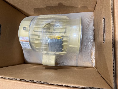 5 HP 1750 RPM Baldor #VEM3665T, Industrial AC Electric Motor, Frame 184TC, 230/460 Volts - Image 2