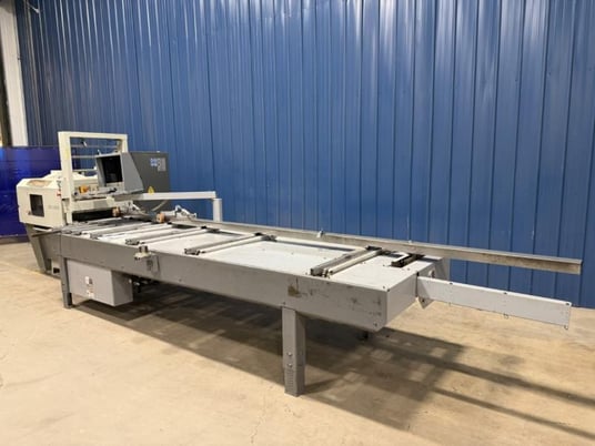 12" Cameron #MRS-340M2, Gang Rip Saw, moveable arbor, 130 FPM, 50 HP arbor motor, skew infeed machine, 440 V. - Image 3