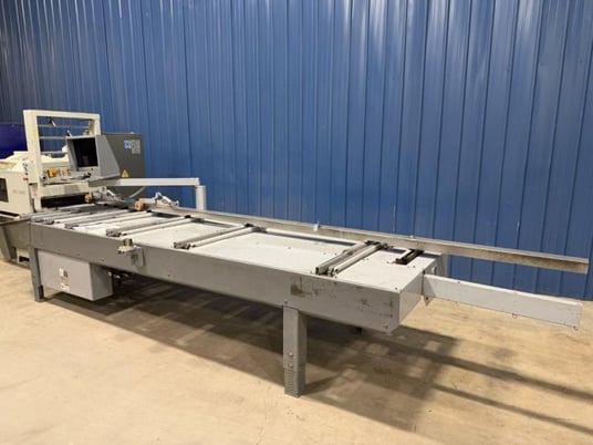 12" Cameron #MRS-340M2, Gang Rip Saw, moveable arbor, 130 FPM, 50 HP arbor motor, skew infeed machine, 440 V. - Image 6