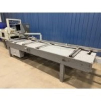 12" Cameron #MRS-340M2, Gang Rip Saw, moveable arbor, 130 FPM, 50 HP arbor motor, skew infeed machine, 440 V. - Image 7